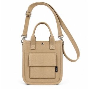 Canvas NEW Crossbody Hand Bag Pockets Adjustable tote purse work casual utility